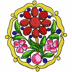 Flowers Embroidery Design 8 Flowers Embroidery Design 8
